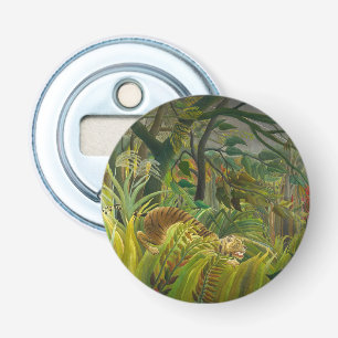 Henri Rousseau - Overrascht! Button Flesopener