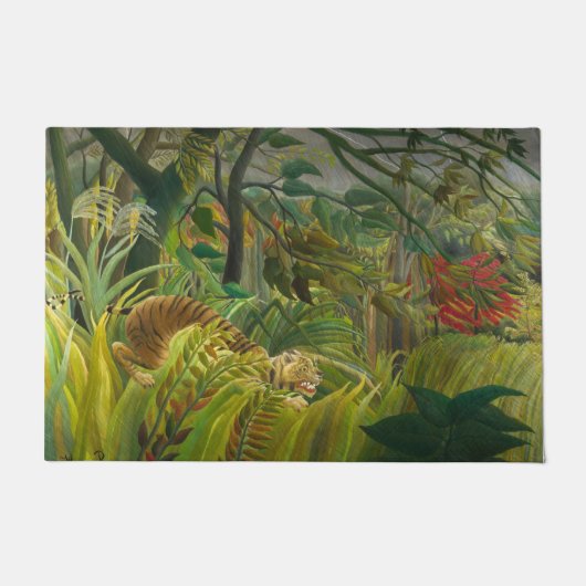 Henri Rousseau - Overrascht! Deurmat (Voorkant)