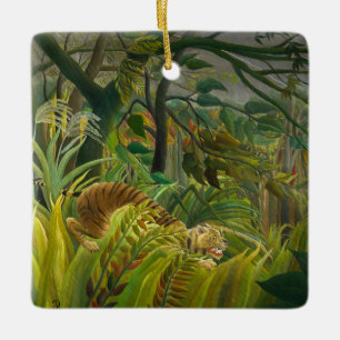 Henri Rousseau - Overrascht! Keramisch Ornament