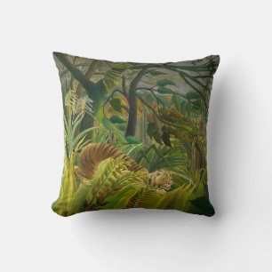 Henri Rousseau - Overrascht! Kussen