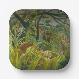 Henri Rousseau - Overrascht! Papieren Bordje