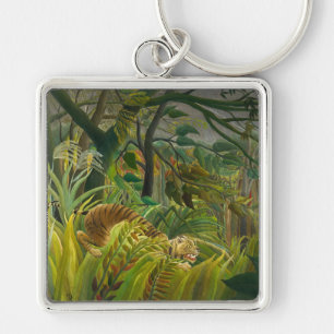 Henri Rousseau - Overrascht! Sleutelhanger