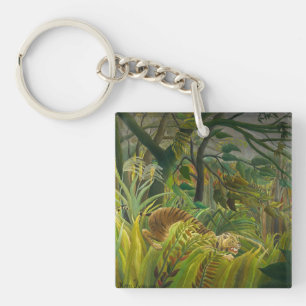 Henri Rousseau - Overrascht! Sleutelhanger