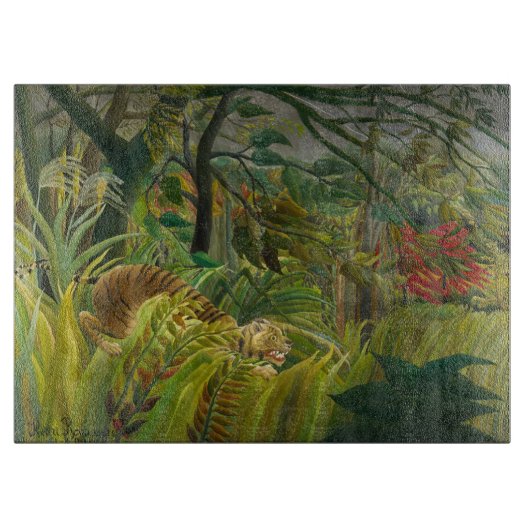 Henri Rousseau - Overrascht! Snijplank (Voorkant)