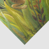 Henri Rousseau - Overrascht! Tissuepapier (Detail)