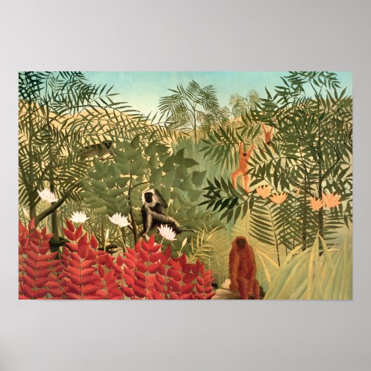 Henri Rousseau Painting Poster (Voorkant)