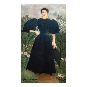 Henri Rousseau - Portret van Madame M. Foto Afdruk
