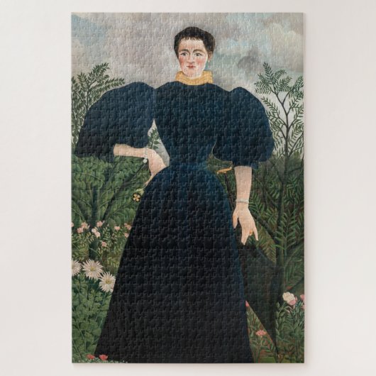 Henri Rousseau - Portret van Madame M. Legpuzzel (Verticaal)