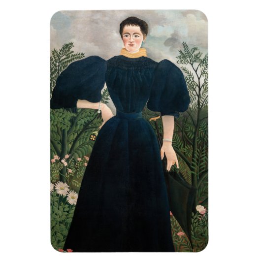 Henri Rousseau - Portret van Madame M. Magneet (Verticaal)