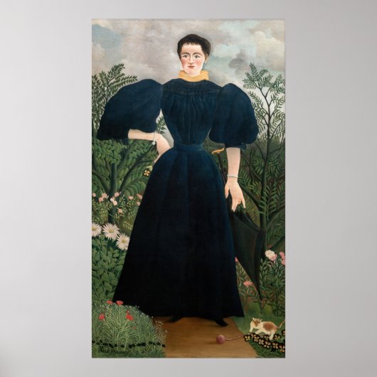 Henri Rousseau - Portret van Madame M. Poster (Voorkant)