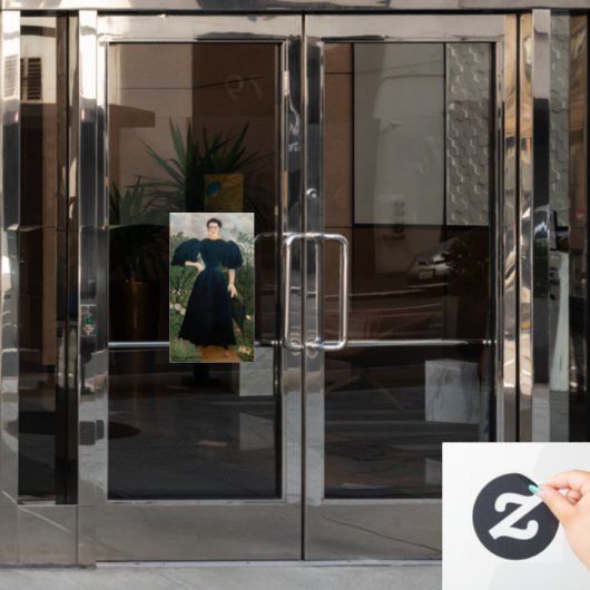 Henri Rousseau - Portret van Madame M. Raamsticker (Kantoordeur)