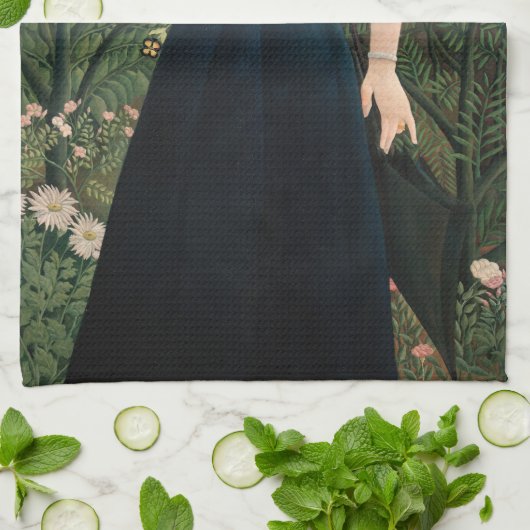 Henri Rousseau - Portret van Madame M. Theedoek (Gevouwen)