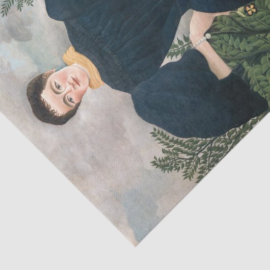 Henri Rousseau - Portret van Madame M. Tissuepapier (Detail)