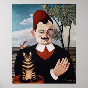Henri Rousseau - Portret van Pierre Loti Poster