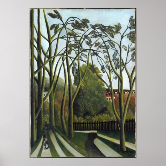 Henri Rousseau - Rendezvous in Forest Poster (Voorkant)