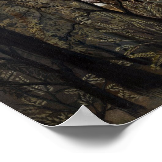 Henri Rousseau Rendezvous in the Forest Poster (Hoek)