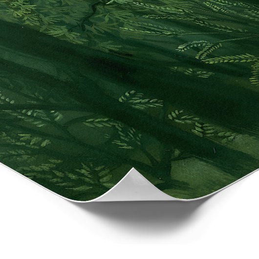 Henri Rousseau - Rendezvous in the Forest Poster (Hoek)