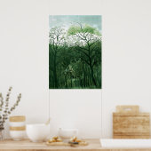 Henri Rousseau - Rendezvous in the Forest Poster (Keuken)