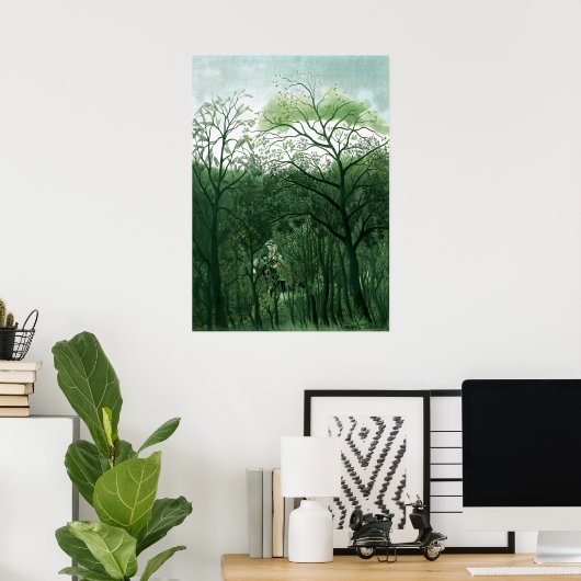 Henri Rousseau - Rendezvous in the Forest Poster (Thuiskantoor)