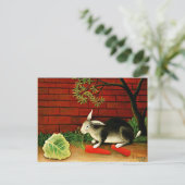 Henri Rousseau schilderij, konijn, Briefkaart (Staand voorkant)