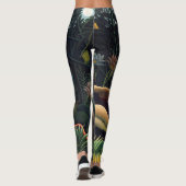 Henri Rousseau schildert de droom Leggings (Achterkant)