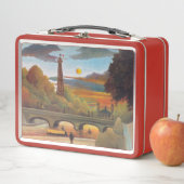 Henri Rousseau - Seine en Eiffeltoren bij zonsonde (In situ)