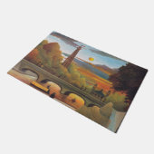 Henri Rousseau - Seine en Eiffeltoren bij zonsonde Deurmat (Schuin)