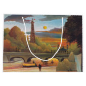 Henri Rousseau - Seine en Eiffeltoren bij zonsonde Groot Cadeauzakje (Achterkant)