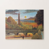 Henri Rousseau - Seine en Eiffeltoren bij zonsonde Legpuzzel (Horizontaal)