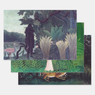 Henri Rousseau - Selectie van Oerwouden Masterstuk Inpakpapier Vel
