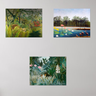 Henri Rousseau - Selectie van Oerwouden Masterstuk Muurkunst Sets