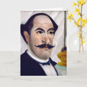 Henri Rousseau - Self Portrait Kaart (Gele Bloem)