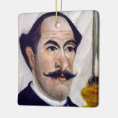 Henri Rousseau - Self Portrait Keramisch Ornament (Links)