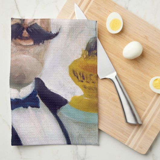 Henri Rousseau - Self Portrait Theedoek (Quarter Fold)