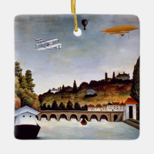 Henri Rousseau - Sèvres-brug & heuvels van Clamart Keramisch Ornament