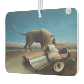 Henri Rousseau slaapt zigeuner leeuw schilderij Luchtverfrisser (Links)