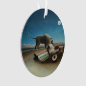 Henri Rousseau slaapt zigeuner leeuw schilderij Ornament (voorkant)