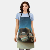 Henri Rousseau slaapt zigeuner leeuw schilderij Schort (Gedragen)