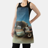 Henri Rousseau slaapt zigeuner leeuw schilderij Schort (Insitu)