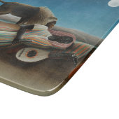 Henri Rousseau slaapt zigeuner leeuw schilderij Snijplank (Hoek)