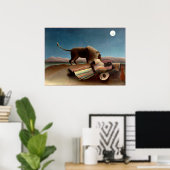 Henri Rousseau - Sleeping Gypsy Poster (Thuiskantoor)
