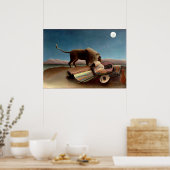 Henri Rousseau - Sleeping Gypsy Poster (Keuken)