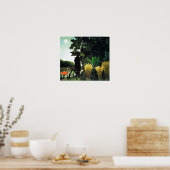 Henri Rousseau Snake Charmer Poster (Keuken)