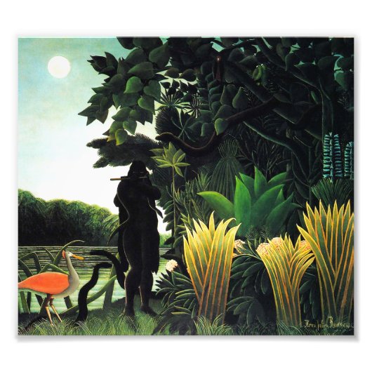 Henri Rousseau Snake Charmer Print Foto Afdruk (Voorkant)