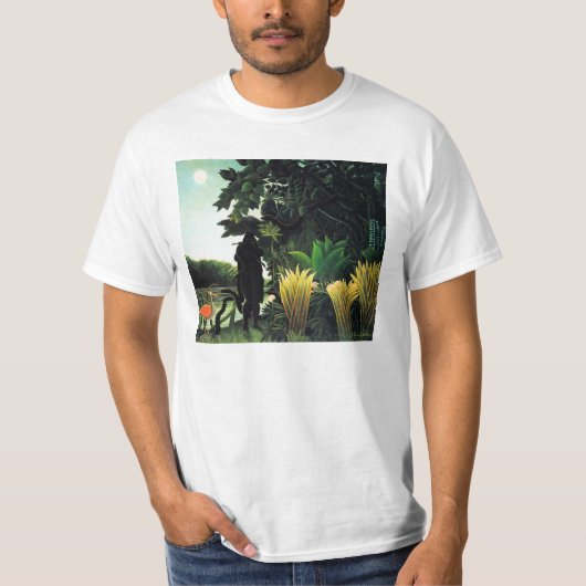 Henri Rousseau Snake Charmer T-shirt (Voorkant)