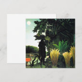 Henri Rousseau Snake Charmer Uitnodigingen (Voorkant / Achterkant)