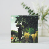 Henri Rousseau Snake Charmer Uitnodigingen (Staand voorkant)