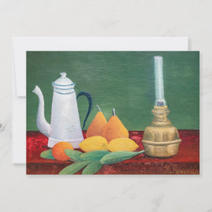 Henri Rousseau - Stilleven met koffiepot Bedankkaart