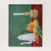 Henri Rousseau - Stilleven met koffiepot Legpuzzel (Verticaal)