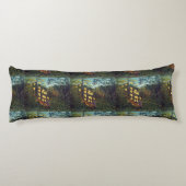 Henri Rousseau Struggle tussen Tiger en Bull Lichaamskussen (Achterkant)